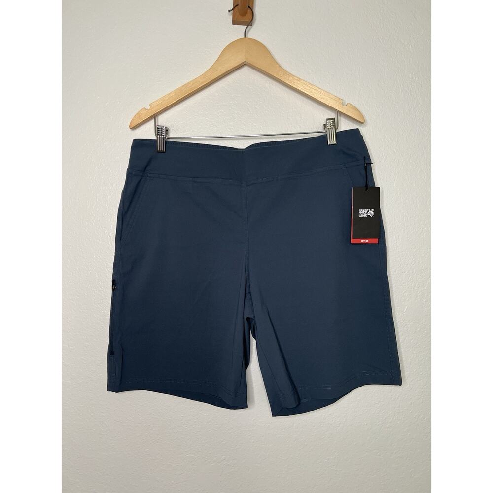 NWT Mountain Hardwear Dynama Moon Blue Bermuda Short Women’s Size Large